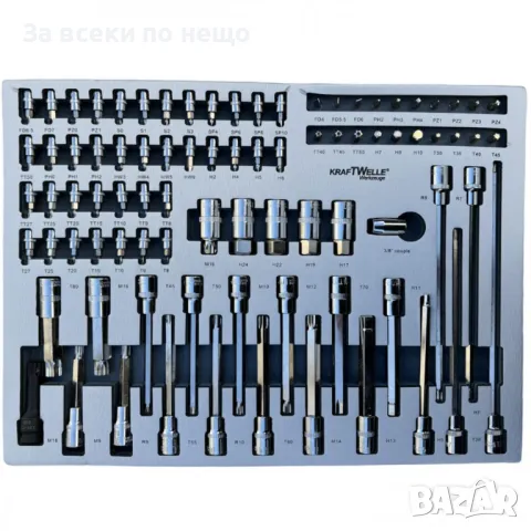 Количка с метален плот със 7 чекмеджета ,6 от които са пълни с инструменти KRAFTWELLE , XXL-05, снимка 5 - Други инструменти - 50328194