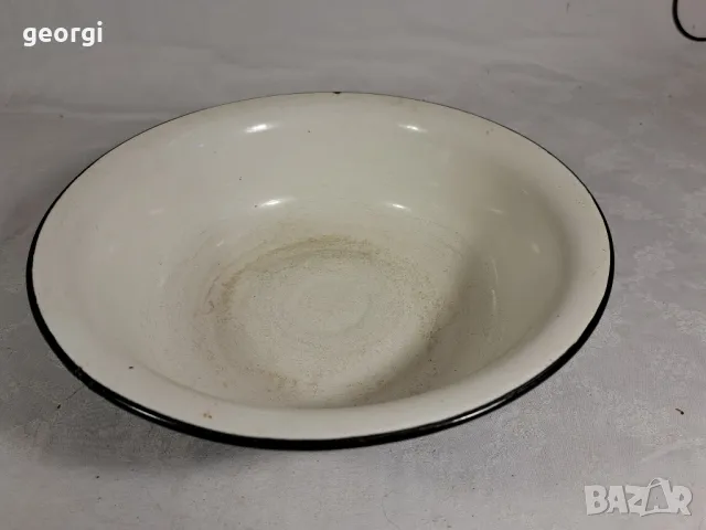 емайлиран леген СССР, снимка 3 - Антикварни и старинни предмети - 48180286