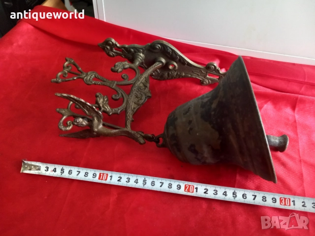 Стара Бронзова Камбана за Порта, Врата, снимка 8 - Антикварни и старинни предмети - 52845898