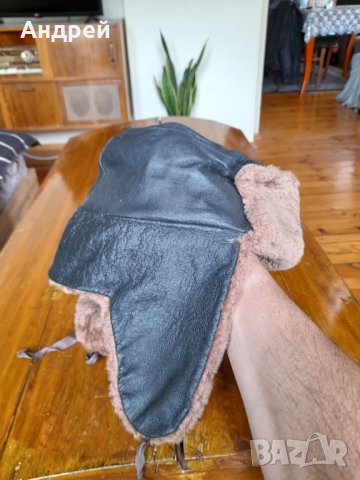 Стара шапка,ушанка #7, снимка 5 - Антикварни и старинни предмети - 36792518