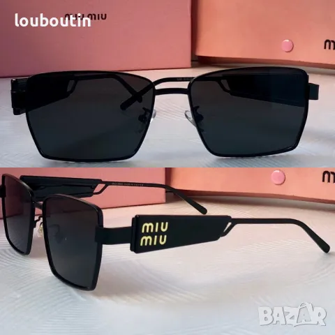 Miu 2024 дамски слънчеви очила правоъгълни 7 цвята , снимка 8 - Слънчеви и диоптрични очила - 48016248