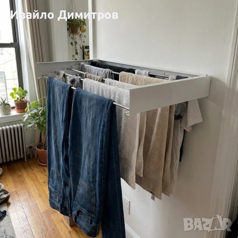 ПРОСТОР СУШИЛНИК ЗА ДРЕХИ БЯЛ, снимка 3 - Други - 54216354