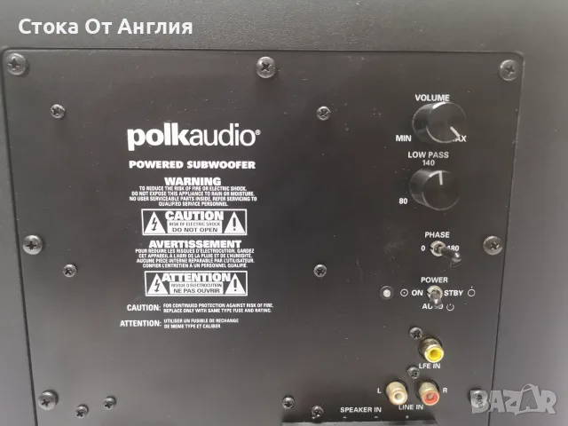 Буфер / субуфер - Polk Audio PSW111 / 150 W, снимка 9 - Тонколони - 55992995