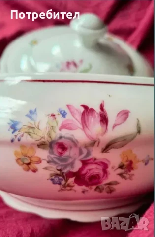 Порцеланов супник - 6 броя