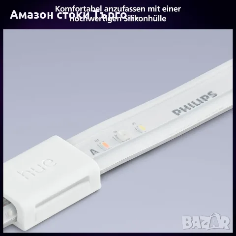 Philips Hue Solo Lightstrip 3 м – смарт LED лента, снимка 6 - Лед осветление - 56540284