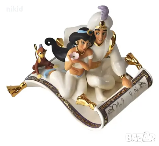 Аладин и вълшебната лампа и Жасмин 2D Акрилна Фигурка и ключодържател