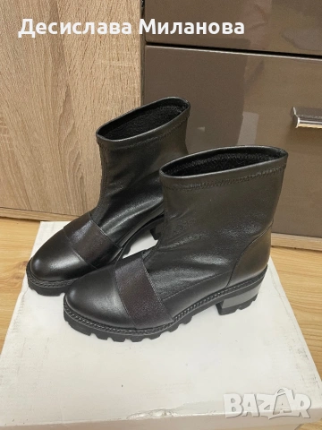 Обувки ест.кожа Carlo Fabiani-номер 36, но уголемени и отговарят на 37,5 или 38, снимка 2 - Дамски ежедневни обувки - 53224001