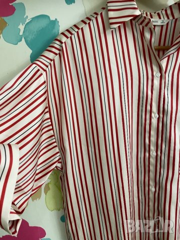 Нова риза сатен ZARA, снимка 4 - Ризи - 37102101