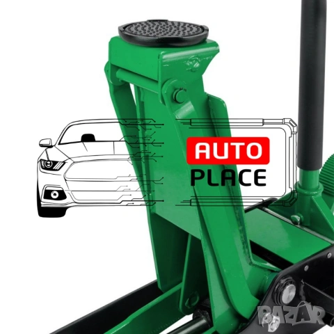 Нископрофилен крик крокодил 5 тона с две помпи и педал 90 – 550 мм RockForce, снимка 4 - Други инструменти - 54032643