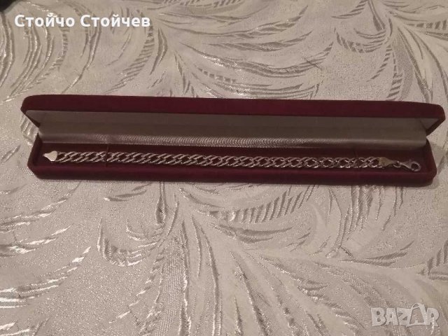 Нова уникална Сребърна гривна, снимка 5 - Гривни - 31515020