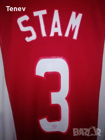 Ajax Jaap Stam Оригинална Тениска Фланелка Adidas Яп Стам Аякс , снимка 3 - Тениски - 41669616