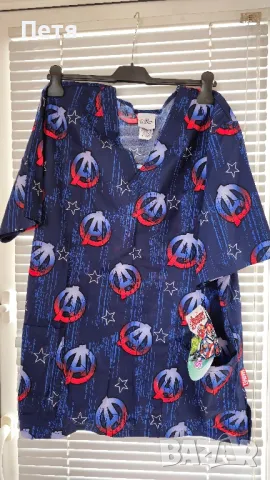 Медицинска работна туника Captain America