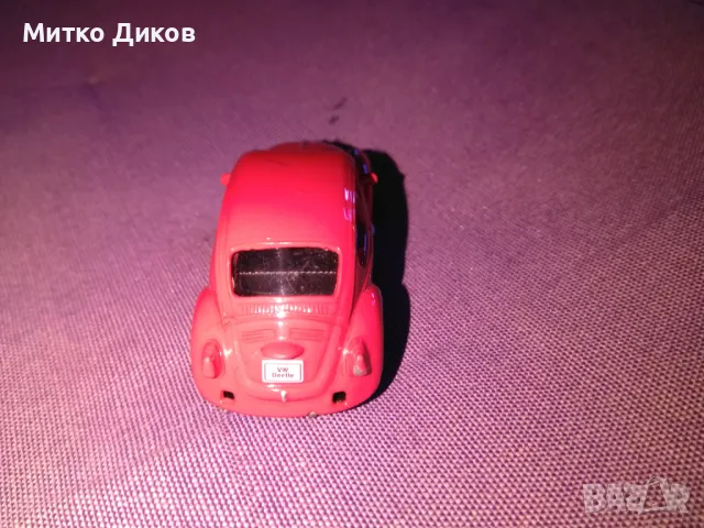 Lucky Die Cast 1967 Volkswagen Beetle IOB Welly колекционерска количка, снимка 2 - Колекции - 50256898