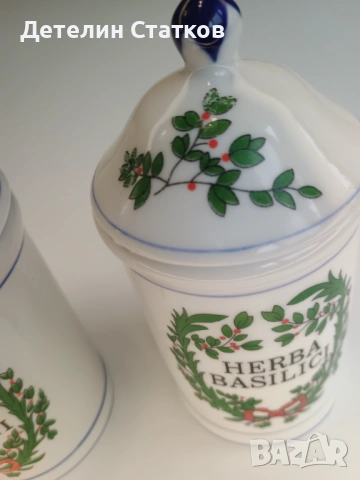 Ретро керамични бурканчета за подправки, снимка 2 - Аксесоари за кухня - 54028746