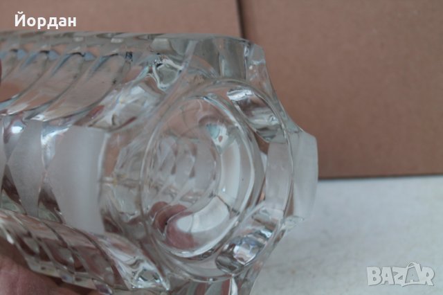Немска кристална ваза, снимка 6 - Вази - 35421454