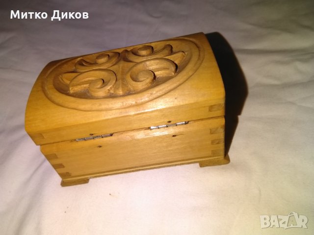 Дървени кутии за бижута и други неща  байцвана и лакирана от соца нови-100х70х55мм, снимка 9 - Колекции - 30698856