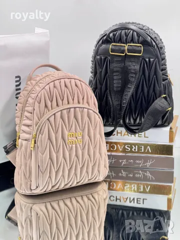 Miu Miu дамски раници, снимка 3 - Раници - 49390390