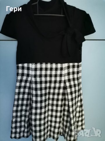 Елегантна черно-бяла рокличка, снимка 2 - Рокли - 42281334