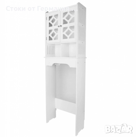Waterproof Bathroom стилен шкаф за баня над тоалетна 48 х 23 х 150 см;, снимка 5 - Други стоки за дома - 52641848