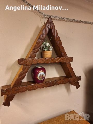 Етажерки за стена дъб , снимка 2 - Етажерки - 53966530