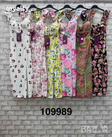 Дамски елегантни рокли Различни цветове , снимка 7 - Рокли - 49842649