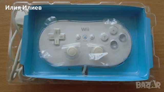 Nintendo Wii - Original Classic Gamepad Controller White RVL-005, снимка 2 - Аксесоари - 53944381