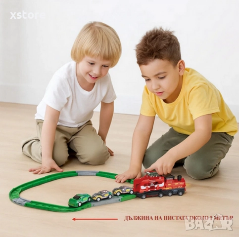 Трансформиращ влак и писта 2 в 1, снимка 3 - Влакчета, самолети, хеликоптери - 52739545