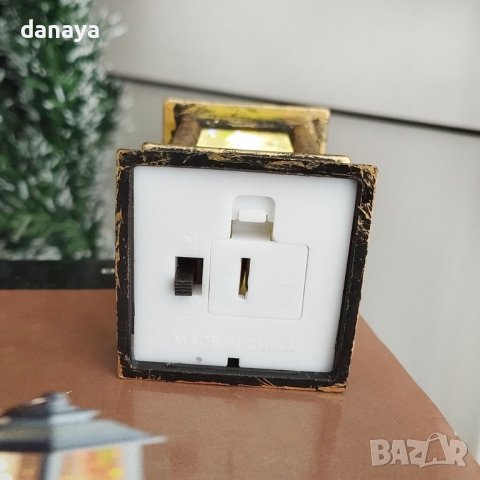 4147 Мини светещ коледен фенер Преспапие Елхичка, снимка 4 - Декорация за дома - 42605811