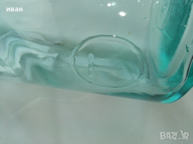 Стари големи стъклени шишета 3л., снимка 11 - Други ценни предмети - 54338633