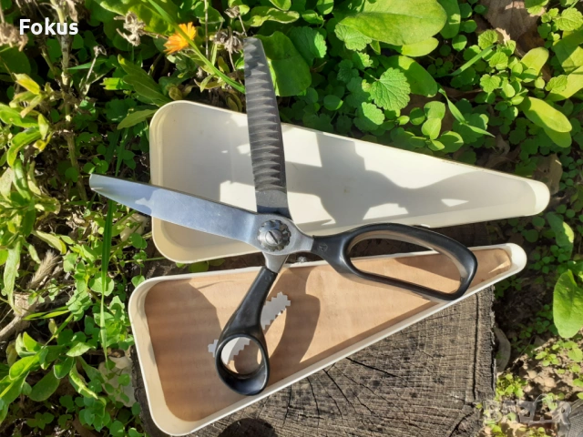 Стара съветска ножица Зиг Заг - СССР, снимка 3 - Антикварни и старинни предмети - 53268880