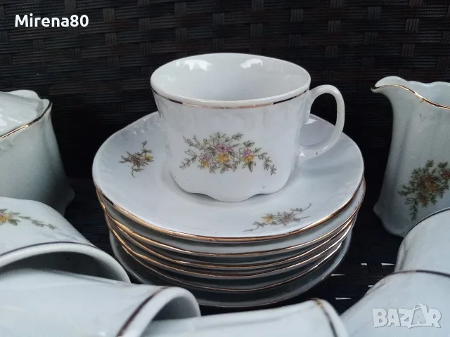 Български сервиз за кафе * Мащерка *, снимка 2 - Сервизи - 56060989