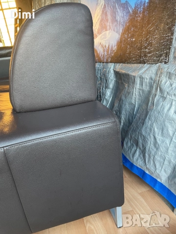 Кожени дивани*БЕЗПЛАТНА ДОСТАВКА*Кафяв диван от естествена кожа, снимка 4 - Дивани и мека мебел - 52476219