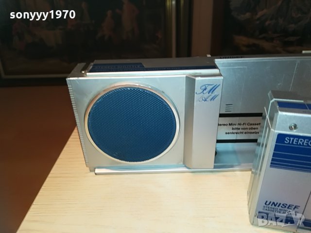 unisef stereo mini hi-fi made in japan-внос германия, снимка 6 - Радиокасетофони, транзистори - 29174143