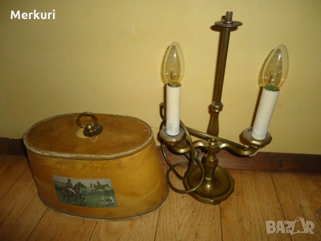 Стара английска нощна лампа, снимка 6 - Други - 35057212