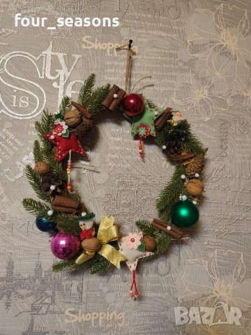 Коледни венци , снимка 13 - Декорация за дома - 51981814