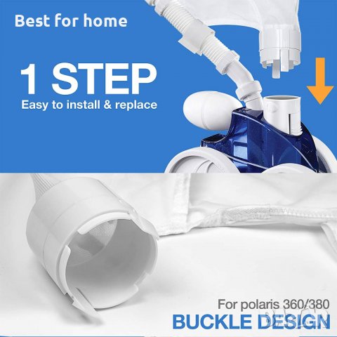 Универсална филтърна торба за Polaris 2 броя в к-кт Резервни части за Pool Cleaner, снимка 3 - Други стоки за дома - 40154547