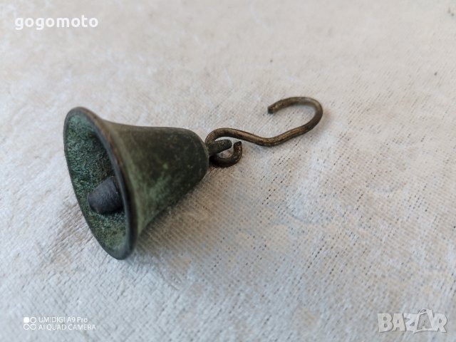 старо малко звънче, чан, хлопка за врата , снимка 2 - Други стоки за дома - 44157276