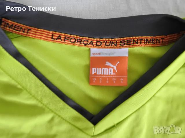 Тениска Espanyol — Гостуващ PUMA — Мъже размер S Зелено (сезон 2012), снимка 6 - Тениски - 56312892