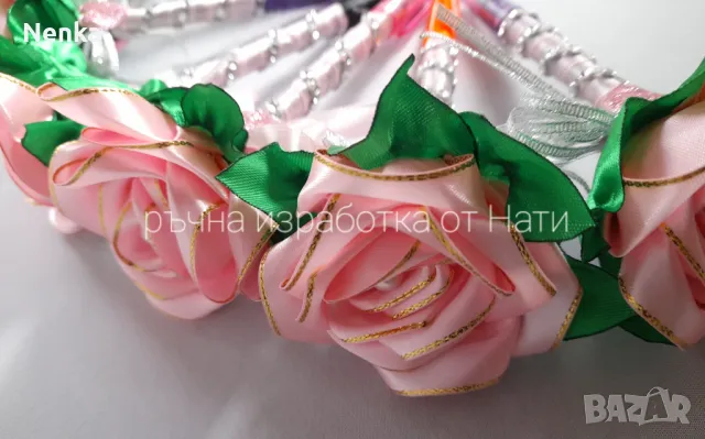 Химикали със сатенена роза , снимка 5 - Декорация за дома - 47902786