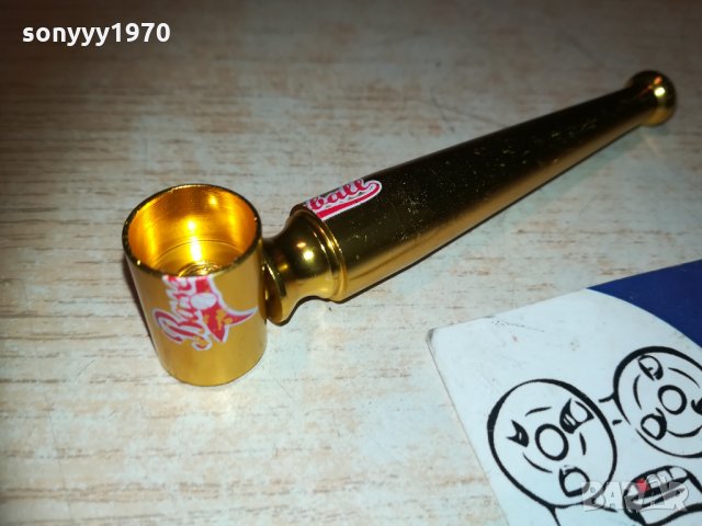 gold-алуминиева лула бата 1212202923, снимка 3 - Колекции - 31100738