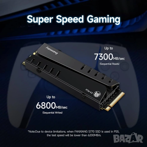 ПРОМО ! FanXiang S770 1 TB Gen4 хард диск !, снимка 2 - Твърди дискове - 53135387