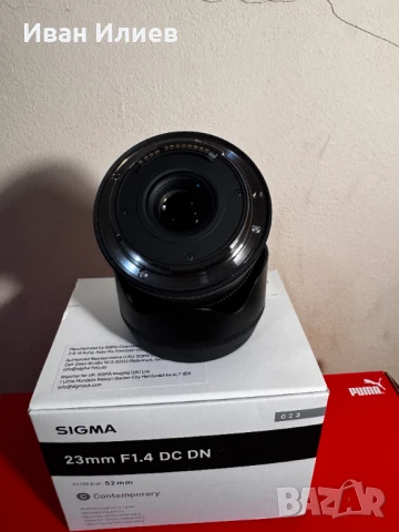 обектив Sigma 23mm f/1.4 DG DN Contemporary - Canon EOS R (RF), снимка 4 - Обективи и филтри - 51408388