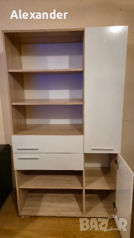 Етажерка библиотека шкаф за детска стая Виденов, снимка 4 - Етажерки - 54011697