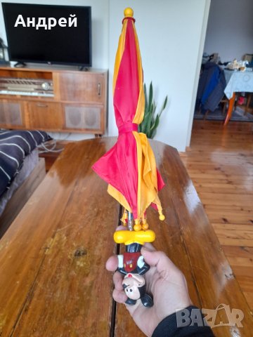 Стар детски чадър Мики Маус, снимка 2 - Други ценни предмети - 42895763