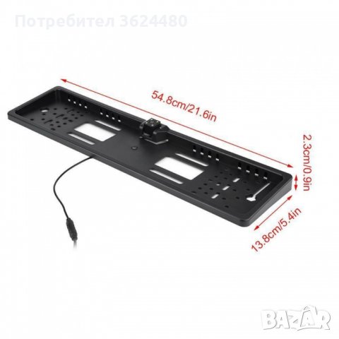 Камера за задно виждане вградена в рамката за регистрационния номер, снимка 13 - Аксесоари и консумативи - 39672034