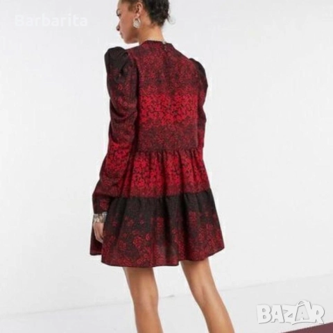 Рокля цвят бордо размер М/38, снимка 4 - Рокли - 51888438