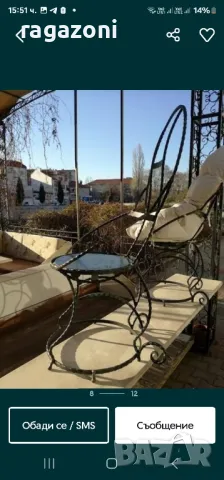 Кресла от ковано желязо, снимка 4 - Градински мебели, декорация  - 33075472