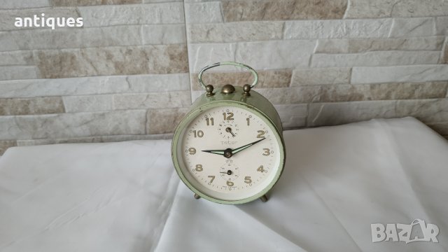 Стар часовник / будилник - PETER - Made in Germany - 1970г., снимка 2 - Антикварни и старинни предмети - 35652195
