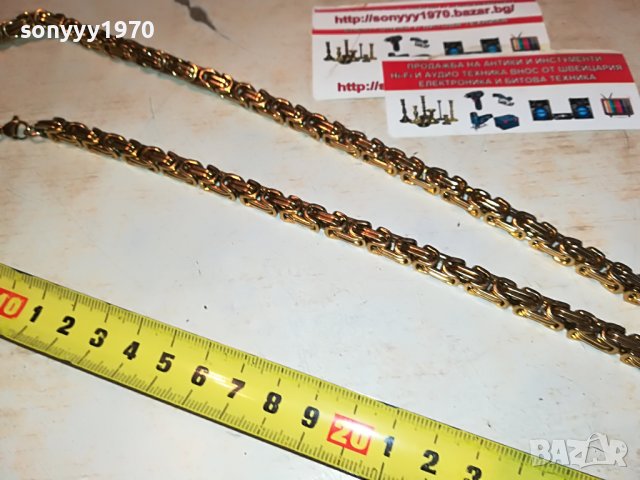 ГОТИН ПОЗЛАТЕН ЛАНЕЦ ЗА ВРАТА 3108221010, снимка 12 - Колекции - 37853104