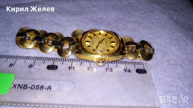 PALERMA 17 RUBIS Стар МАРКОВ ПОЗЛАТЕН ШВЕЙЦАРСКИ ВИНТИДЖ МОДЕЛ Мех. ЧАСОВНИК 30127, снимка 8 - Антикварни и старинни предмети - 38442929